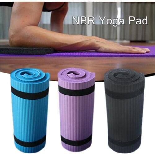 1PCS NBR Fitness Mats Yoga Mat Sports Gym Pilates Pads Non Slip Carpet Mat For Beginner Fitness Gymnastics Supplies