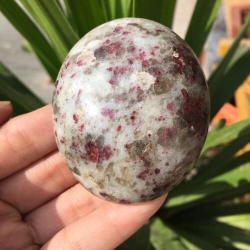 1pcs Natural red tourmaline quartz crystal polishing specimen Healing