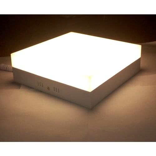 1pcs Surface Mounted LED Ceiling Down Light 6W 12W 18W 24W Surface LED Panel Light + driver 85-265V + Free Ship