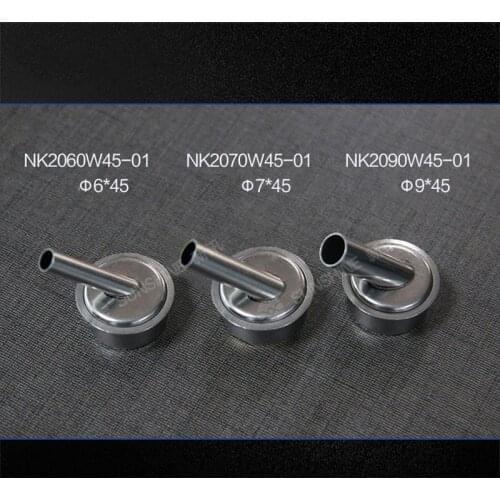 100% Original Microscope Nozzle NK2060W NK2070W NK2090W Curved Hot air Gun Nozzle Dedicated for Quick 861DW QUICK 1300A