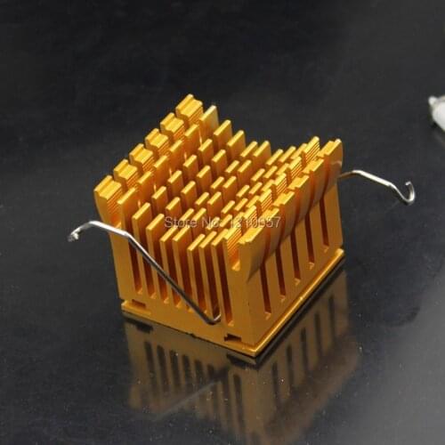 4 pieces lot Chipset Cooling DIY Golden NorthBridge Heatsink
