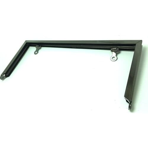 9" x 4" Gold Gunmetal Clutch Frame Rectangle Purse Frame