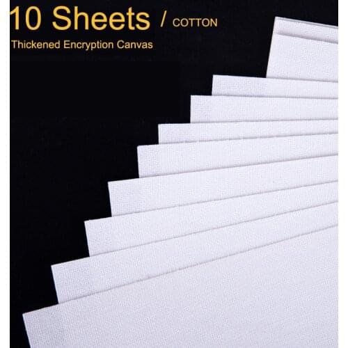 A3/A4/A5 Professional blank canvas for painting Acrylic oil painting canvas pad waterproof art supplies for artist 10 sheets