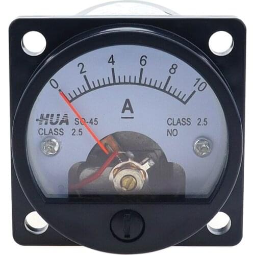 SO-45 DC Ammeter Analog Pointer Meter DC1A2A3A5A10A15A20A30A Electrical Testing Current Tester