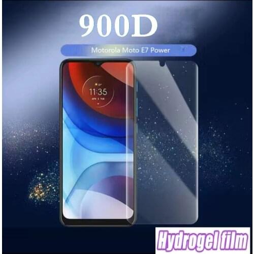 For Motorola Moto E7i E7 Power Dual SIM Hydrogel Film Full Glue HD Screen Protector Film For Motorola Moto E7i Power G20