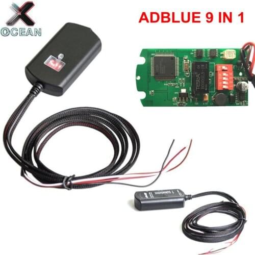 1/5/10Pcs AdBlue Emulator System Box 9 IN 1 For Multi-brands Trucks AdBlue 9in1 SCR&NOX A+Version Full Chip Free Shipping