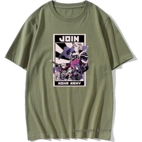 Nohr Fire Emblem T-Shirt Game Short Sleeve 2021 Hot Sale Mens Summer Tops T Shirt O Neck Cotton Top Quality Cute
