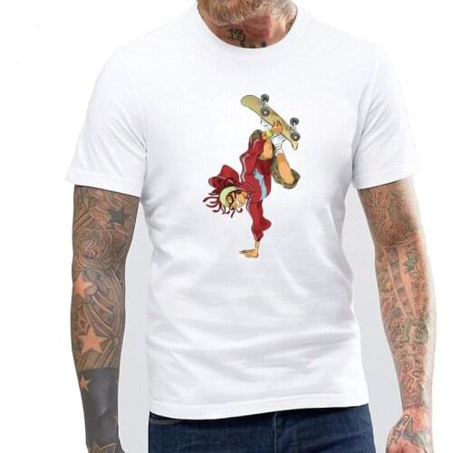 Skateboard Lovers Summer Men T-shirts Fashion Skateboard Boy Printed Tshirt Cotton Hip Hop Swag Cool Brand Male T shirts