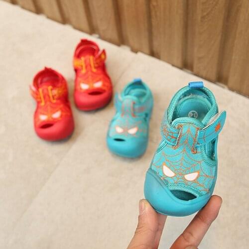 Disney summer new toddler childrens functional sandals anti-kick childrens baby shoes boys and girls beach shoes