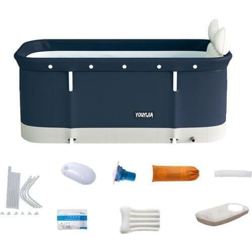 120 X 55 X 50 cm Bathtub Set Portable Folding Tub Bucket Kit For Adult Family PVC Beauty Spa Bathtub Baby Bath Tub Bath Bucket