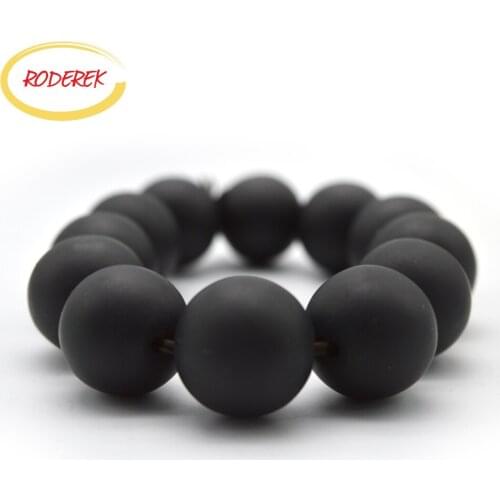 Jade Bracelet Natural Bian Stone Bracelet Healthcare Cool Stone Body Massage Tool Jade Bead Bracelet Decorations