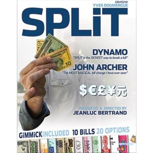 New Split (Gimmicks and Online Instructions) - Stage Magic,close up,magic props,fun,Tricks,street,Professional,Gimmick