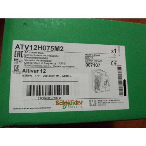 Original ATV12H075M2 0.75 kW Inverter Original Altivar 12 Variable Frequency Drives VFD 1 phase