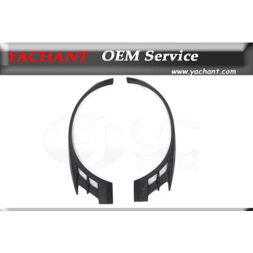 Carbon Fiber Glass FRP +20mm Front Fender Flares ONLY Fit For Evolution 7-9 EVO 7 8 9 VTX Cyber Style Front Fender