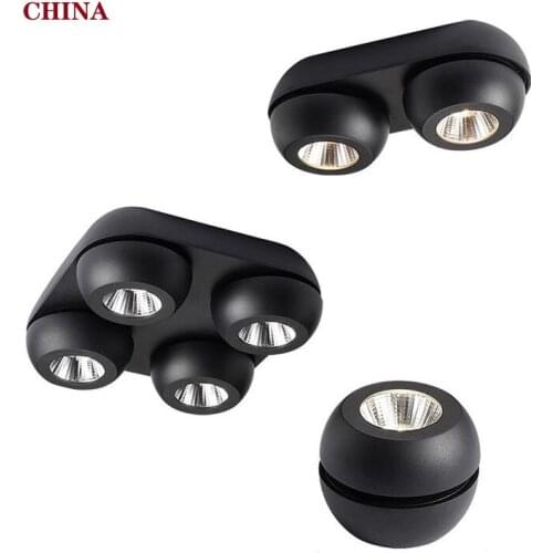 Opbouw Plafond Downlights Dimbare 10W 15W 20W 30 40W AC85-265V Lamp Cob Dimbare Led Downlighters plafond Spot Verlichting