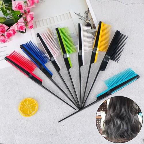 Professional Hairdressing Dense Comb Plastic Fine Comb Salon Anti-static Combs