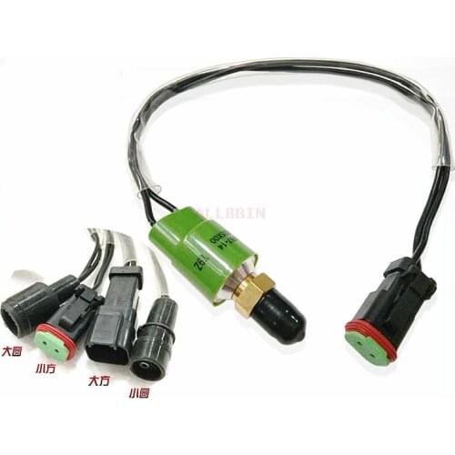 For CATERPILLAR CAT320 E320 Small square plug pressure switch Pressure Switch excavator accessories