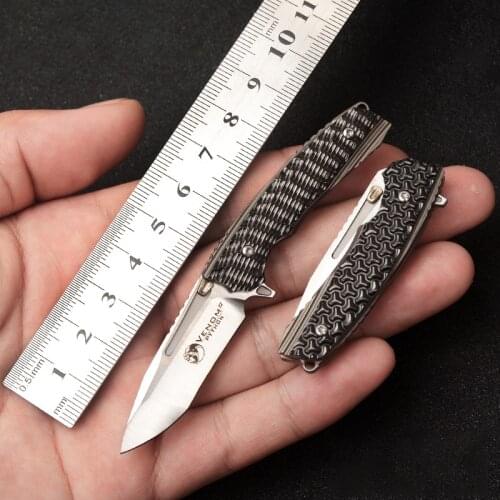 EDC Titanium Alloy Folding Knife Outdoor Self-defense Tool M390 Portable Mini Knife