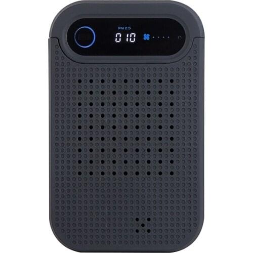 E-W Smart sensor Hepa Filter Car Air Purifier Fresh Air Anion Ionic Purifier Oxygen Bar Ozone Ionizer Cleaner Car accessories