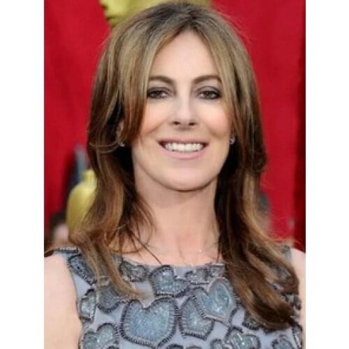 100% Human Hair Lace Front Long Ombre Brown Natural Wave Top Quality Prom Full Wigs