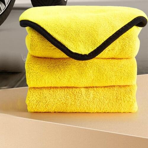 2 Pcs Wash Microfiber Towel Car Cleaning Drying Cloth Car Care Cloth Detailing Car Wash Towel Sponges Cloths