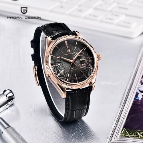 2021 Pagani Design Top New Mens Luxury Quartz Watch Sapphire Glass 200m Waterproof Leather Luminous Pointer Watch Reloj Hombre
