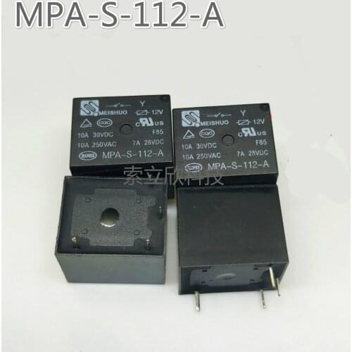 5pcs New Mpa-s-112-a 12v Positive Relay 4pin