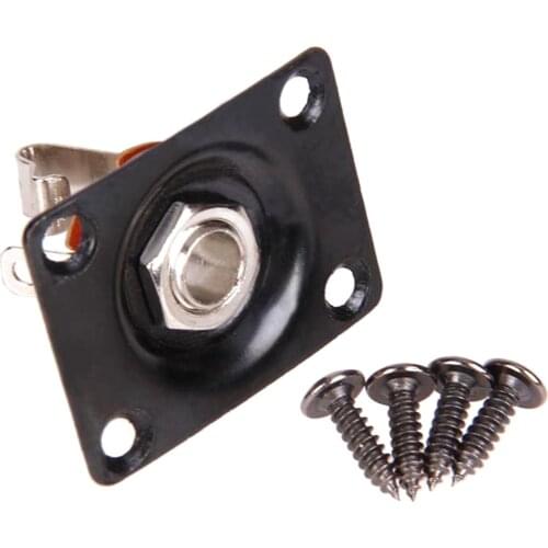 6.35mm 1/4'' Square Guitar Jack Portable for Guitar Accessories guitar parts Musical instrument