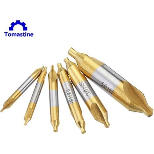 6pcs Countersink Boring Set Wood Metal Quick Change Drill Bit Tools Shank High Speed Steel Drill bit Tools for Aluminum or Wood