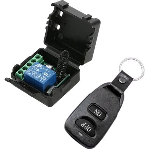 SmartHome 433Mhz DC12V1CH Wireless Remote Switch Relay Receiver Transmitter Remote Control Switch Module Suitable for all places