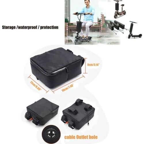 Electric Bicycle Battery Bag Case Bicycle Front Ebike Waterproof Storage Shockproof for MTB Scooter e Bike Bag Cycling Parts