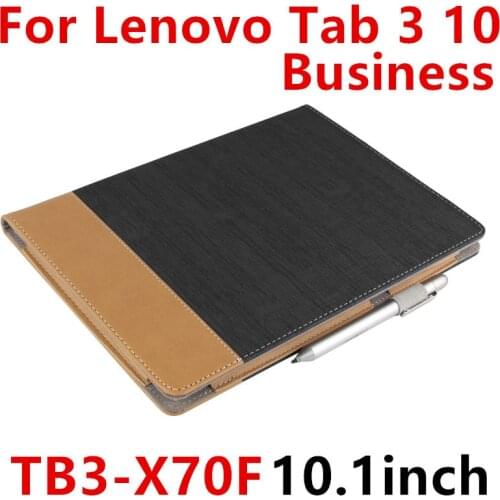 Case For Lenovo TAB 3 10 Business Protective Smart cover Leather Tablet For TB3-X70F TB3-X70N 10.1 inch PU Protector Sleeve