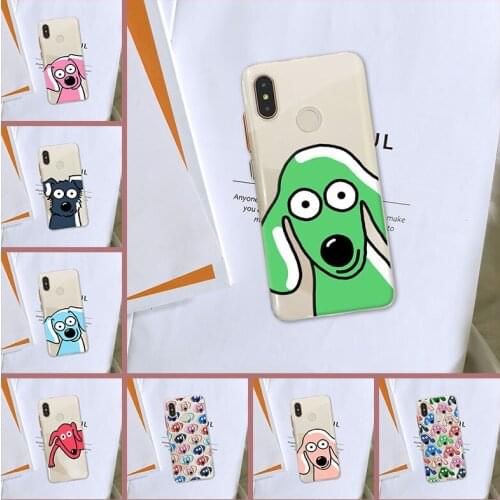 Back Cover For Xiaomi Xiaomi MI A1 A2 Lite Mi5 6 8 Silicone Soft Cute Dog Phone Case For Xiaomi Mi 5 5C 5S 5X 6 6X Plus 8 SE