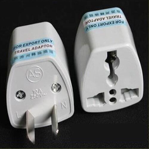 1PC Travel Converter Adaptor Australian New Zealand regulatory conversion plug 2 Pin AC Power Plug Adaptor Multi-purpose plug