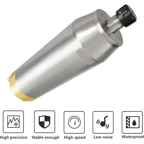 CNC 4.5KW Spindle Motor Water-cooled ER20 D100mm 24000rpm High Speed for CNC Router Engraver Machine 380V