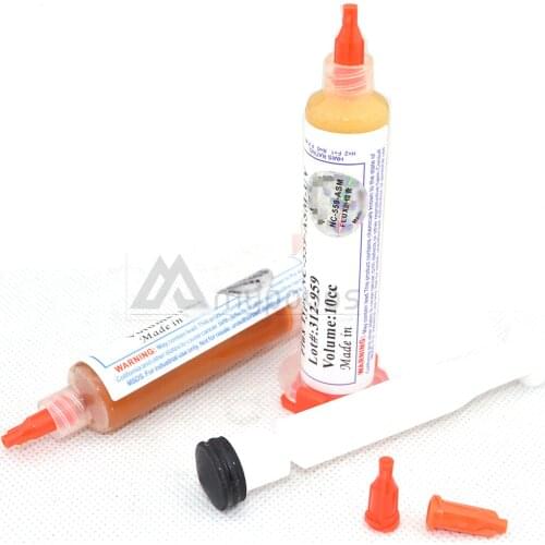 2pcs (NC-223-UV+NC-559-ASM-UV) Moderate activity Rosin type + Lead-free Wash-free type Help Flux paste solder paste solder flux