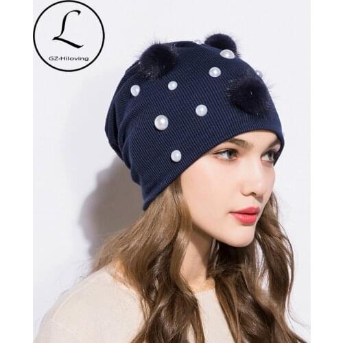 GZHILOVINGL Women's Hats With Pompoms