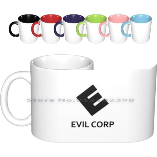 Evil Corp Ceramic Mugs Coffee Cups Milk Tea Mug Guy Fawkes V V For Vendetta Anonymous Hack Hacker Protest Computer 5th November