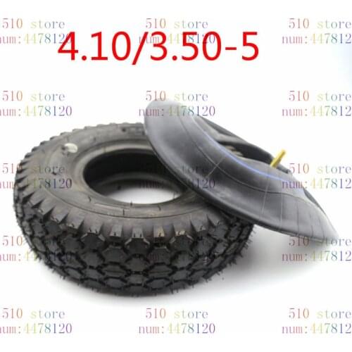 Free shipping 4.10/3.50-5 tire Wheel and inner tube for 49cc Mini Quad Dirt Bike Scooter ATV Buggy Gas scooter bike motorcycle