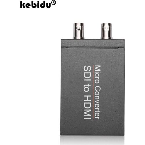 HD 1080P Micro Converter HDMI-compatible to SDI with Power Mini SD-SDI Video Converter Adapter Auto Format Detection for Camera