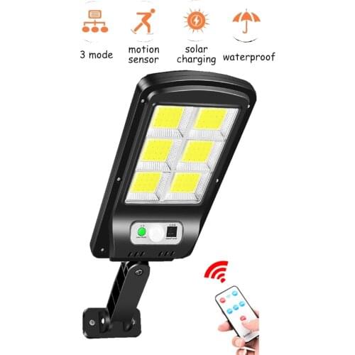 Tabular oblong LED Solar Wall Light waterproof Street Light Automatic Sensing Dusk To Dawn Outdoor Courtyard motion sensor 100 l