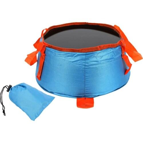 Camping Hiking Outdoor Washbasin Foldable Bucket Outdoor Portable Folding Bucket Folding Water Basin Kamp Malzemeleri