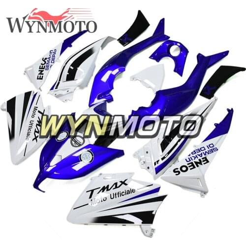 Complete ABS Plastic Injection Covers New Motorcycle Fairings For Yamaha T-MAX 530 2012 2013 2014 Cowlings White Blue Hulls New