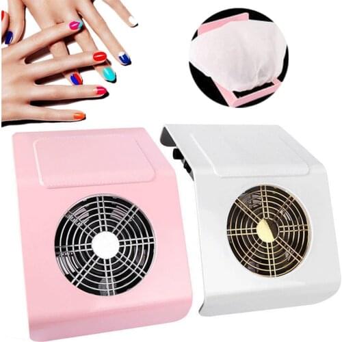 Nail Dust Collector Fan Vacuum Cleaner Manicure Machine Strong Suction Powerful Nail Art Tool Nail Vacuum Cleaner for Manicure