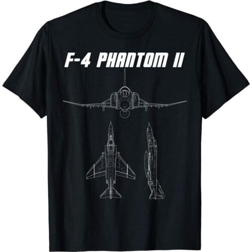 F4 Phantom Shirt Supersonic U.S. Military Jet Tee New T Shirts Unisex Funny Tops Tee Basic Models Best T Shirts for Men
