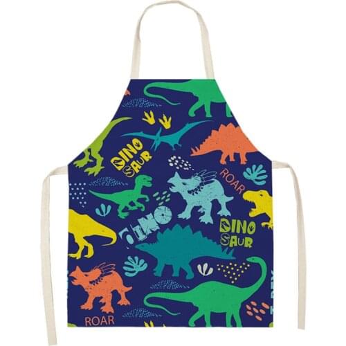 Family apron childrens kitchen baking apron parents and children apron animal print overalls Фартук для родителей и детей