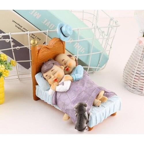 Wedding Keepsake Resin Crafts Love Husband and Wife Resin Ornaments Bedroom Home Decoration Gifts Wholesale