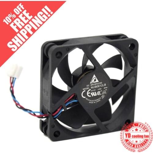Brand new DELTA NUB0612LB 6015 12V 0.08A 6CM silence cooling fan