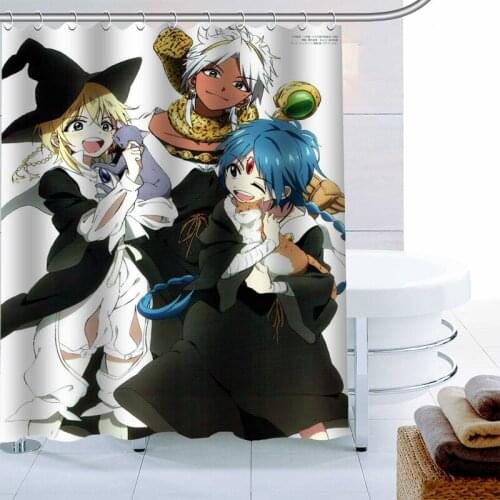 Custom The Labyrinth of Magic Shower Curtain Polyester Fabric Bath Screens Curtains For Bathroom 3D Waterproof Bath Curtain Hook