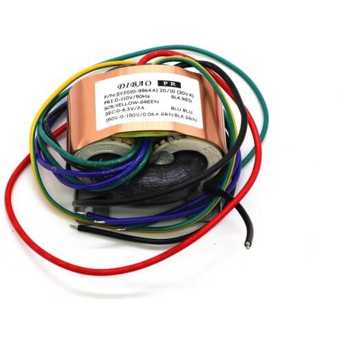 30W output 150V-0-150V / 60mA 0-6.3V /2A 12AX7 /6N3 / 6N4 tube preamplifier catena Amplifier board power transformer